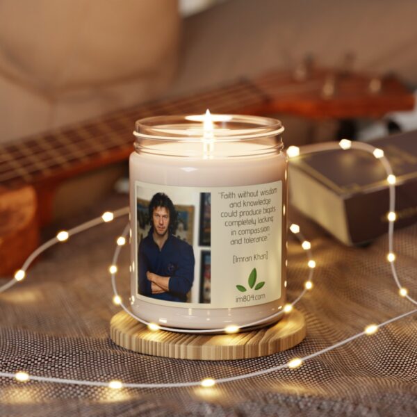 Imran Khan Scented Soy Candle, 9oz V4 - Image 2