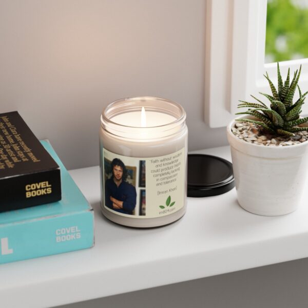 Imran Khan Scented Soy Candle, 9oz V4 - Image 4