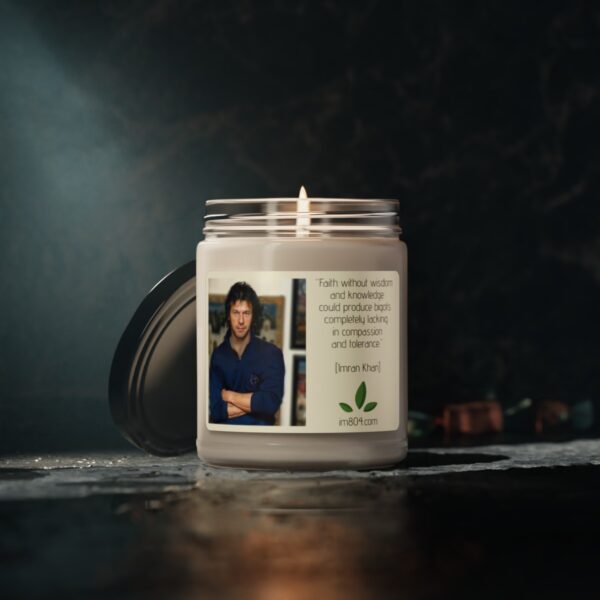 Imran Khan Scented Soy Candle, 9oz V4 - Image 3