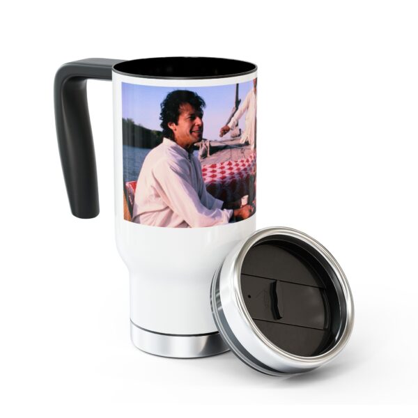 Imran Khan Stainless Steel Travel Mug with Handle, 14oz V31