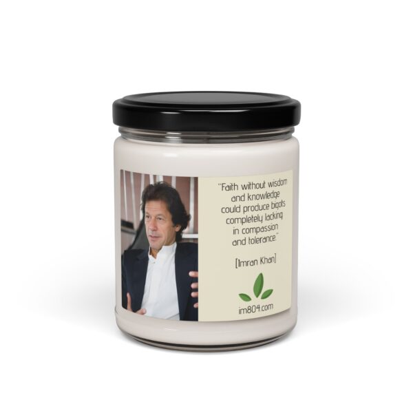 Imran Khan Scented Soy Candle, 9oz V43 - Image 4