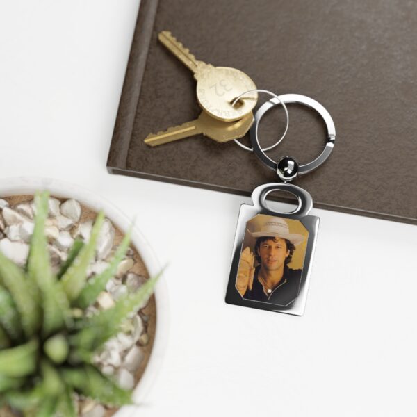 Imran Khan Rectangle Photo Keyring V29 - Image 2