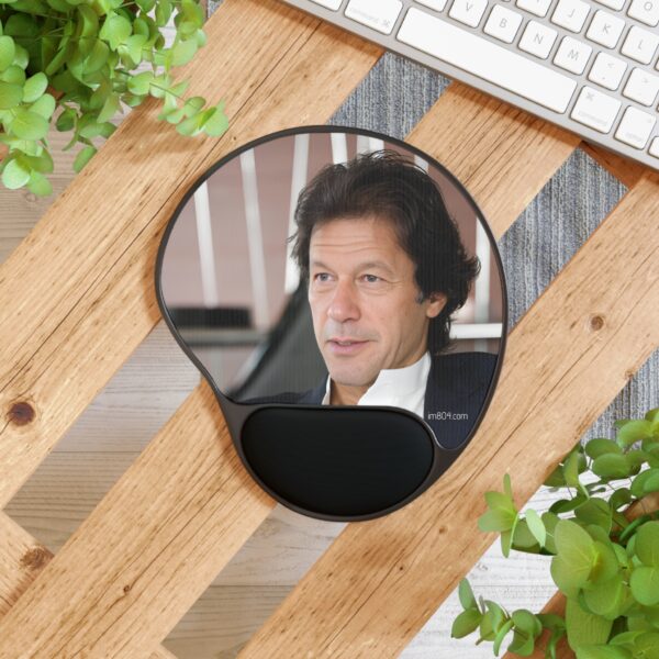 Imran Khan Mouse Pad With Wrist Rest V43 - Image 4