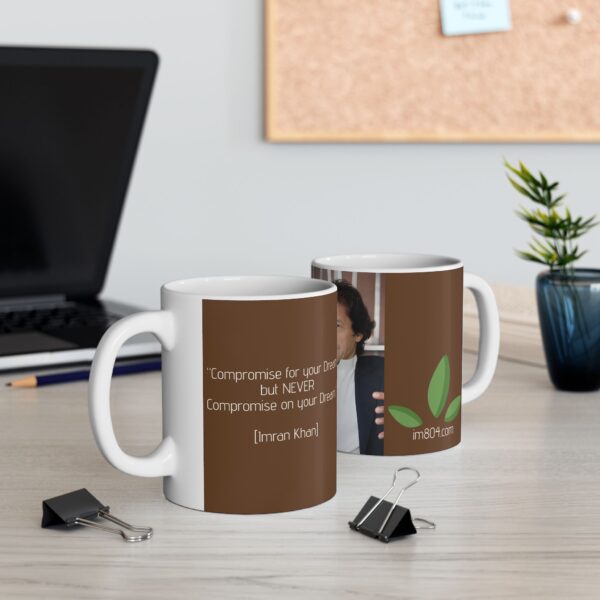 Imran Khan Quote Ceramic Mug, (11oz, 15oz) V43 - Image 2