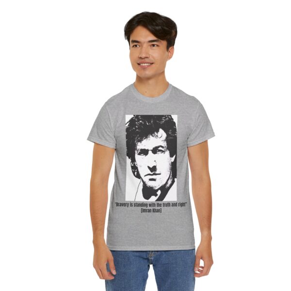 Imran Khan Unisex Heavy Cotton Tee V50 - Image 9