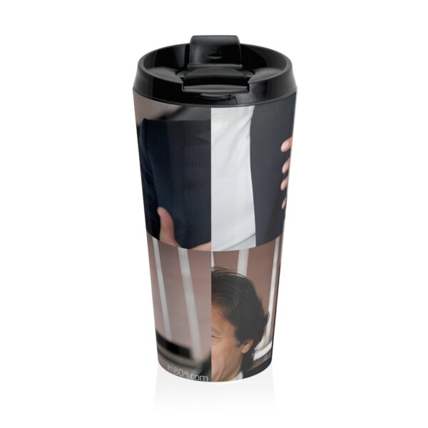 Imran Khan Stainless Steel Travel Mug V43 - Image 3