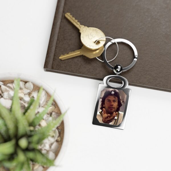 Imran Khan Rectangle Photo Keyring V15 - Image 2