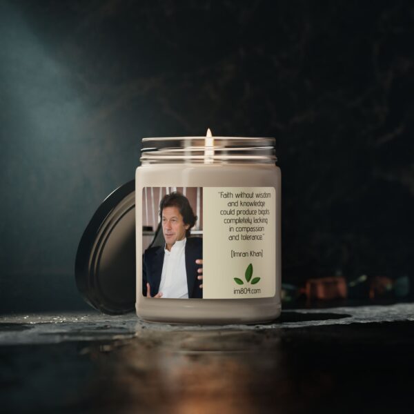 Imran Khan Scented Soy Candle, 9oz V43 - Image 3