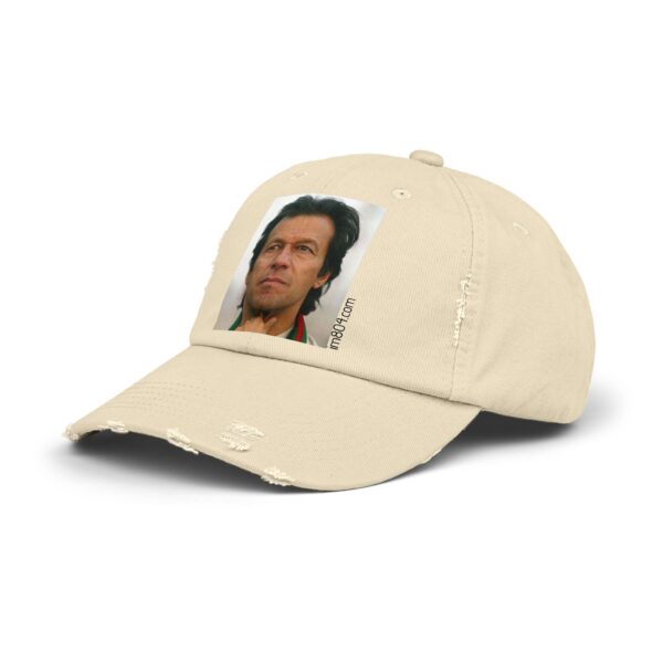 Imran Khan Unisex Distressed Cap V2 - Image 2