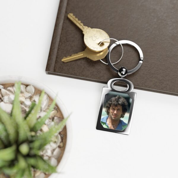 Imran Khan Rectangle Photo Keyring V9 - Image 2